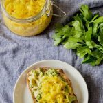 (Fermented) This probiotic sauerkraut is loaded with flavours and anti-inflammatory health benefits from pineapple, turmeric and ginger. Fermented sauerkrauts are probiotic, nutrient-dense, good for digestion, and a natural way to preserve. Follow my simple foolproof technique to ferment cabbage the right way in order to achieve the best favour and health benefits.